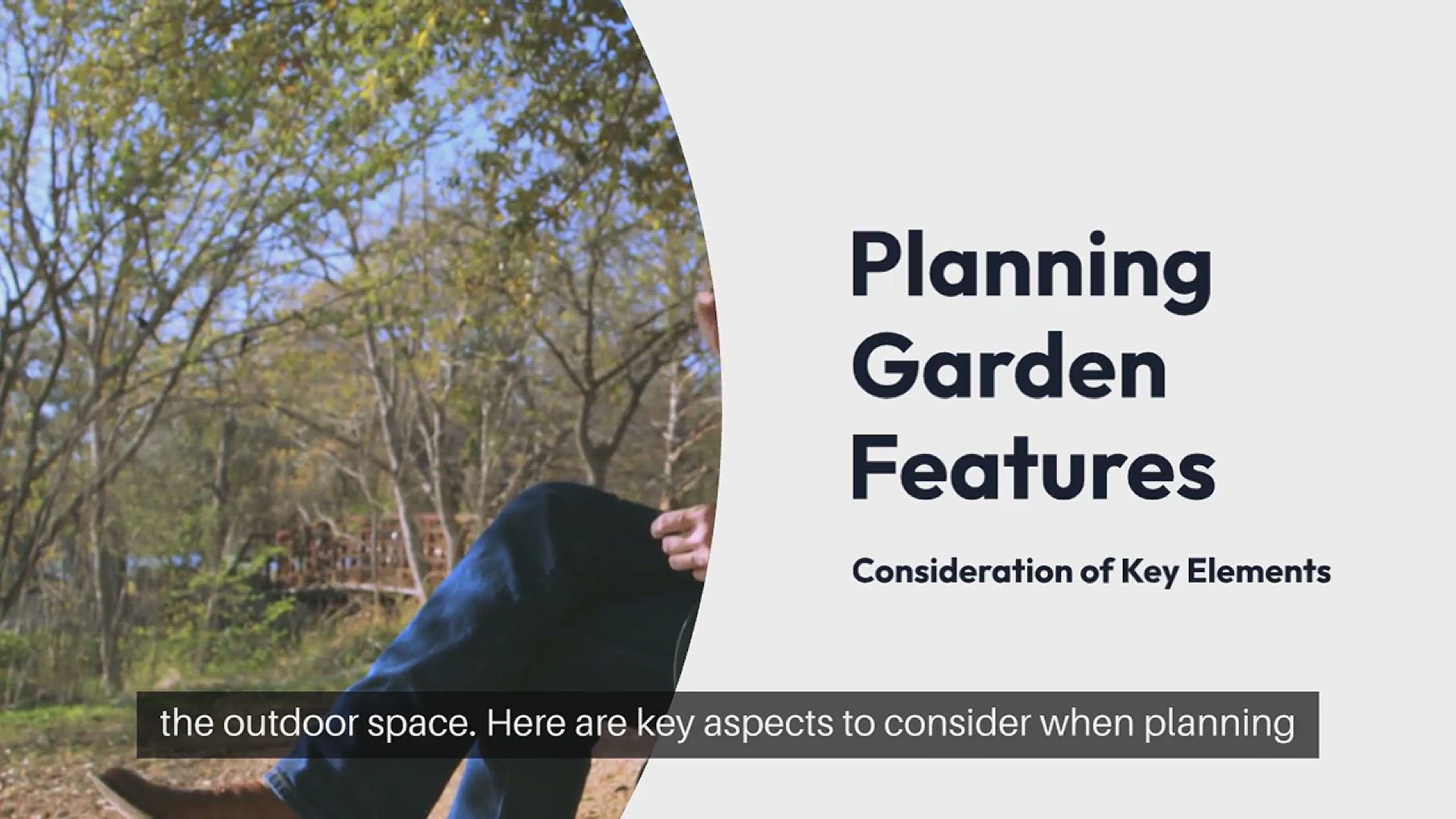 Video thumbnail for Garden Feature Planning