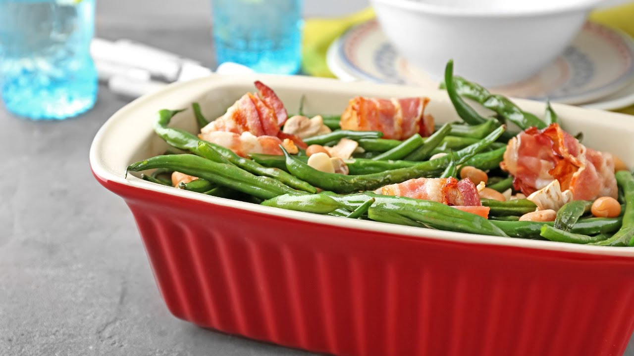'Video thumbnail for Green Bean Casserole with Bacon: video blog'