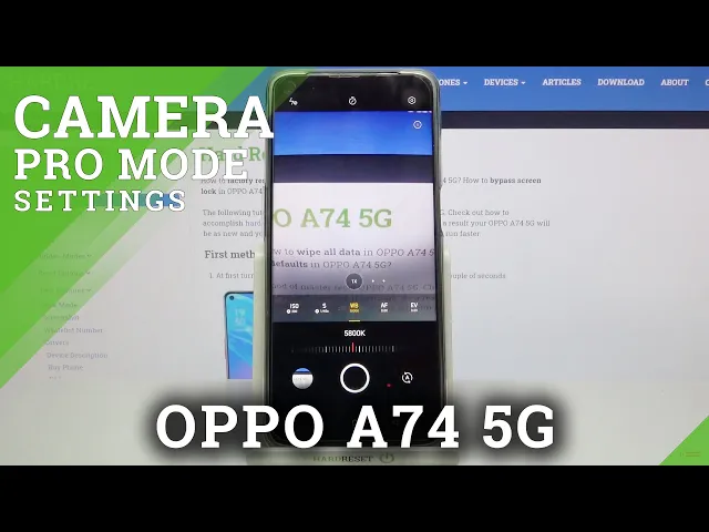 Video thumbnail for How to Activate Pro Photo Mode in OPPO A74 5G - Use Camera Pro Mode Feature