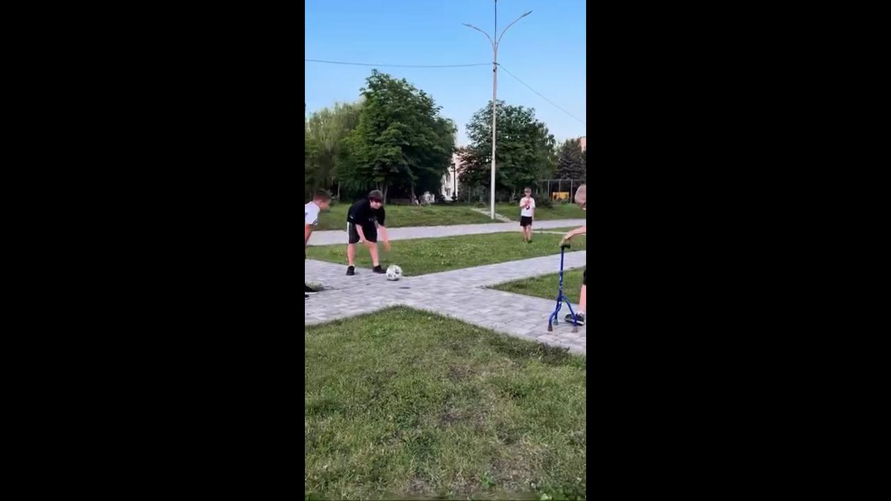 Video thumbnail for Children Welcoming a Boy with Cerebral Palsy into Their Game