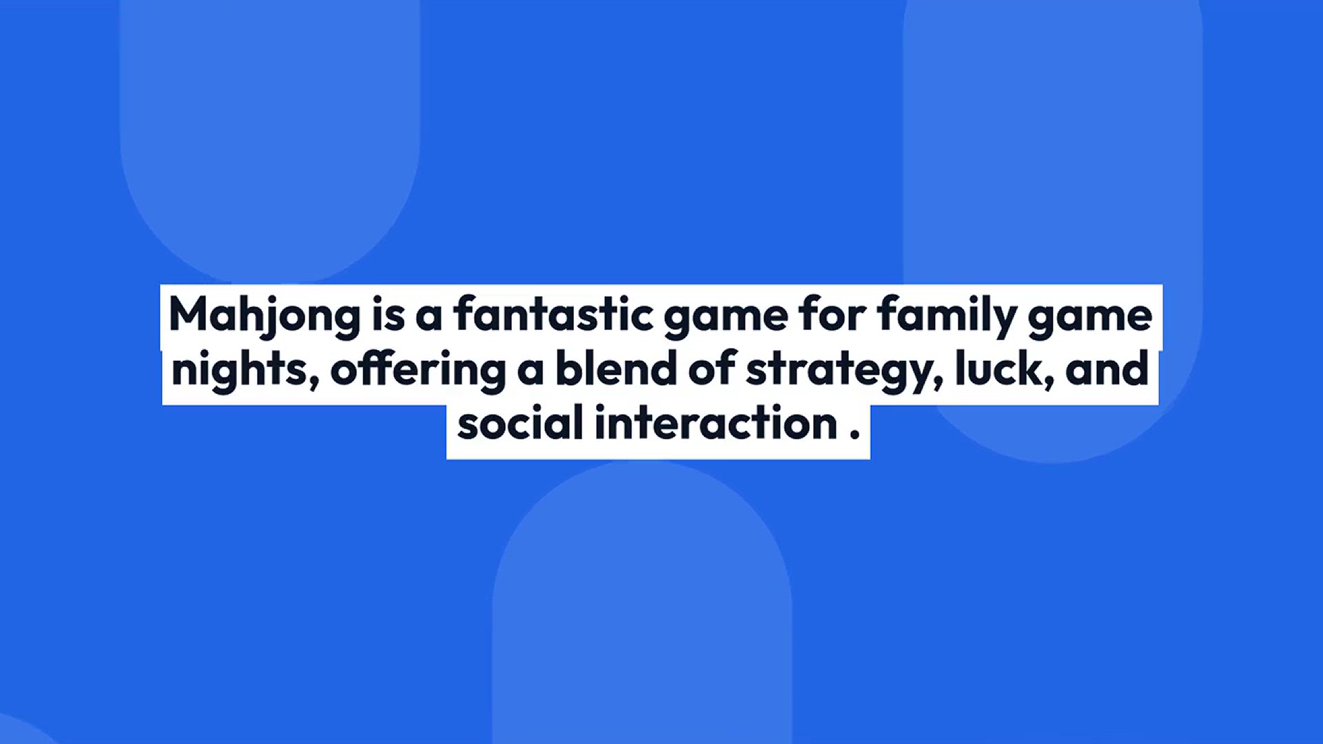 Video thumbnail for Family-Friendly_Mahjong_Nights