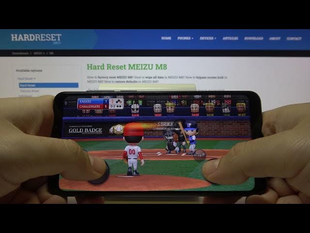 Video thumbnail for Gameplay of BASEBALL 9 on Meizu M8 – Gaming Quality Check-Up