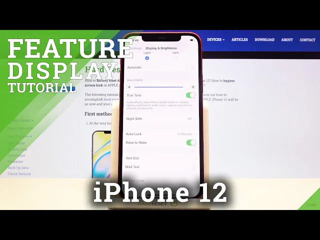 Video thumbnail for How to Turn On True Tone in iPhone 12 – Display & Brightness