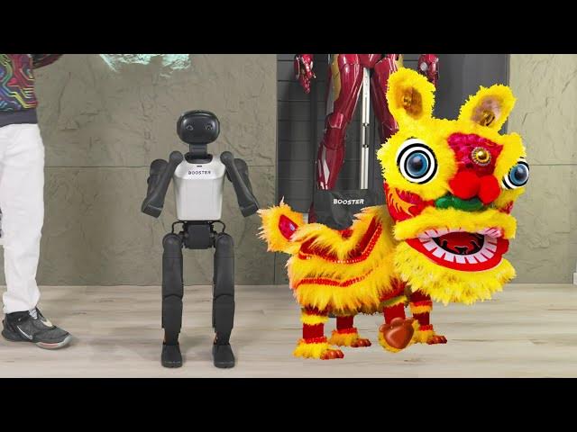 Video thumbnail for I Took the Booster K Humanoid Robot to the Playground AI Robot Adventure 4K