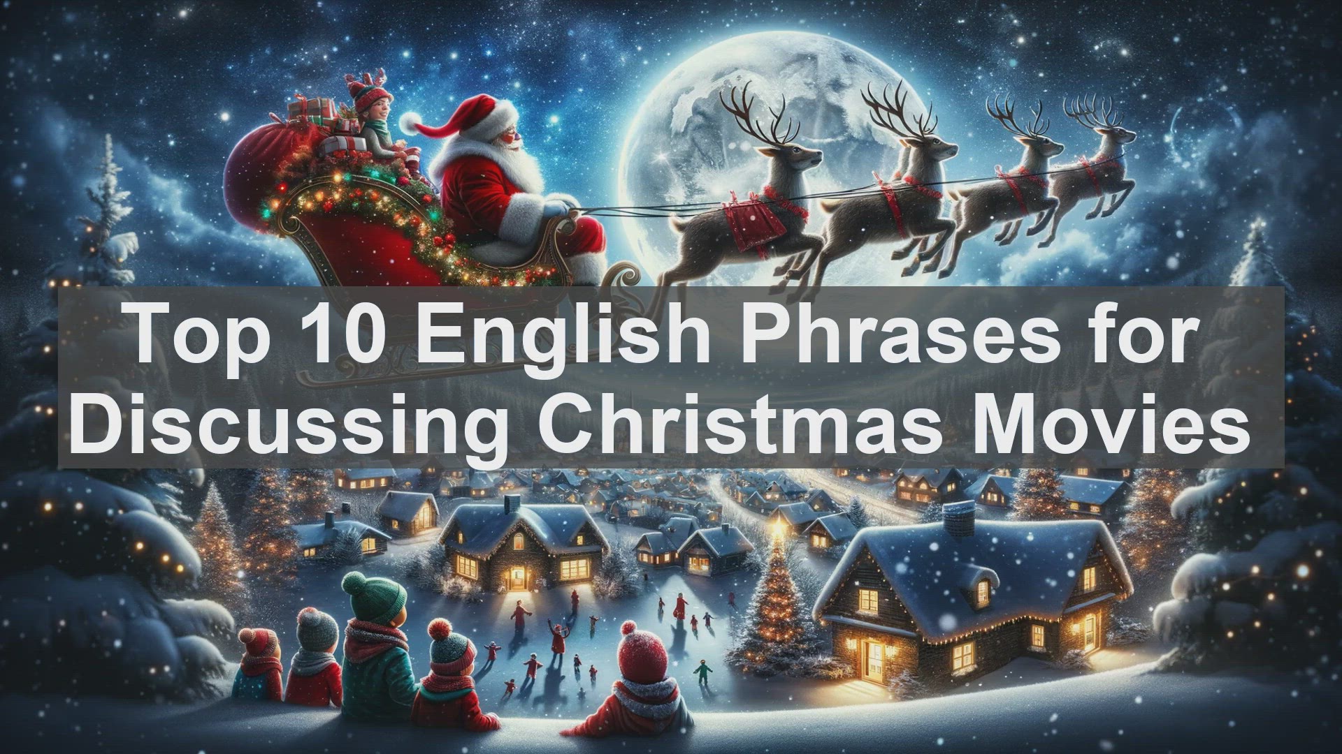'Video thumbnail for Top 10 English Phrases for Discussing Christmas Movies'