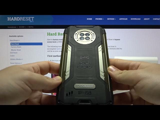 Video thumbnail for Coluor Presentation of DOOGEE S96 Pro – Black and Gold Colour