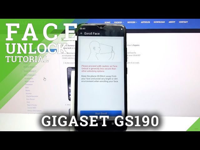 Video thumbnail for How to Add Face ID on GIGASET GS190 – Face Unlock Option