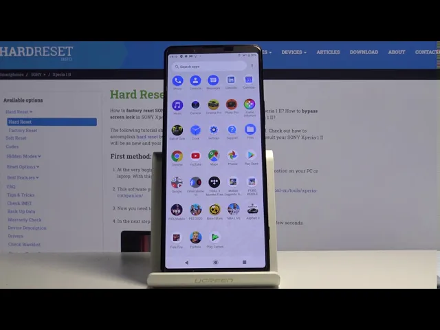 Video thumbnail for How to Add Google Account in SONY Xperia 1 II - Remove Google Account