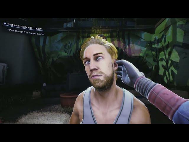 Video thumbnail for High On Life 2 - Circuit Arcadia Zoo: Find A Way Into Human Exhibit: Pet a Human | Talk To Griffin