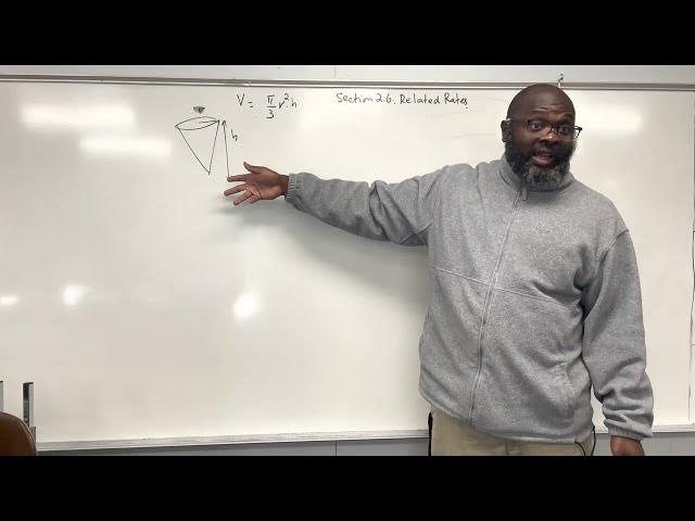 Video thumbnail for How To Use Related Rates & Implicit Differentiation To solve Real -life problems