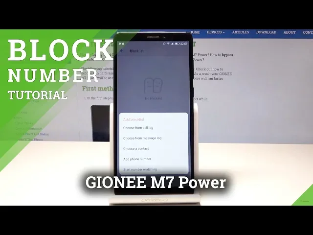 Video thumbnail for How to Block Number in GIONEE M7 Power - Create Blacklist