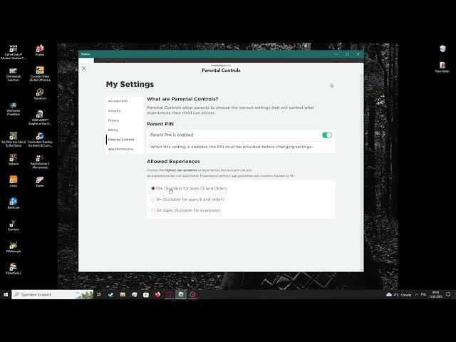 Video thumbnail for How To Setup Parental Controls On Roblox