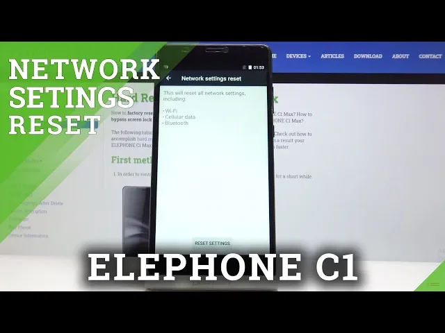 Video thumbnail for ELEPHONE C1 Max Reset Network Settings