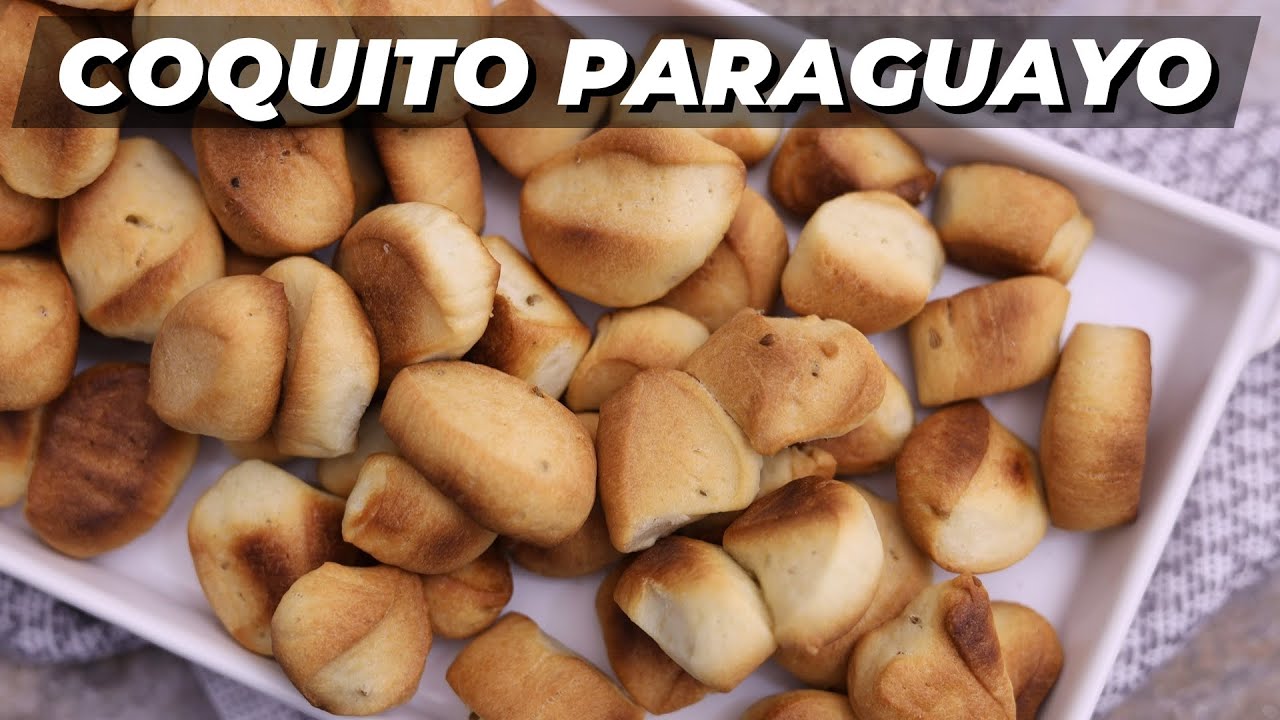 Video thumbnail for How to Make Coquito, Paraguay MOST Popular Crunchy BREAD!
