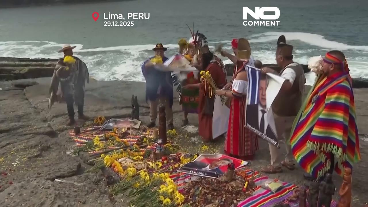 Video thumbnail for Peruvian shamans offer predictions on global conflicts and leaders for 2026