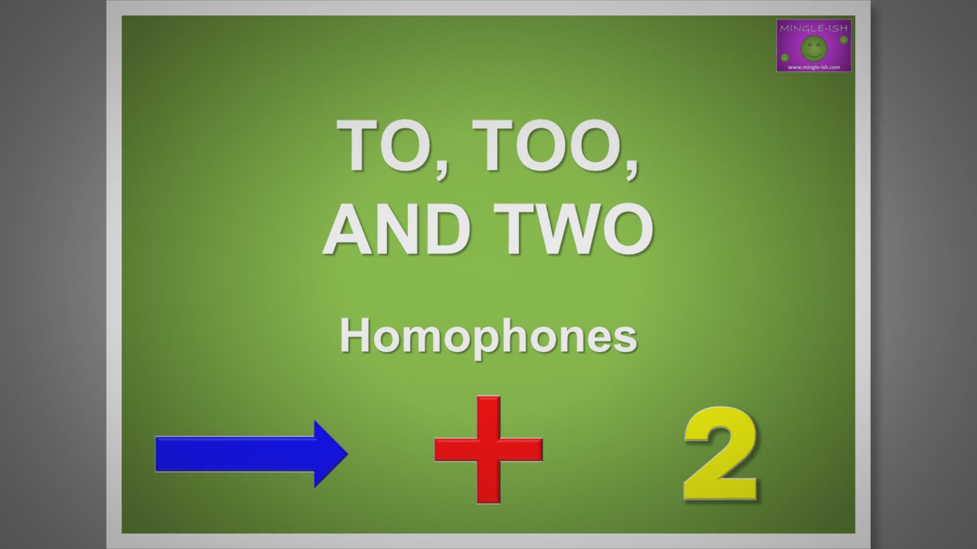 'Video thumbnail for To vs Too vs Two: Master Homophones with Clear Examples'