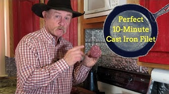 'Video thumbnail for Perfect 10-Minute Cast Iron Seared Filet'