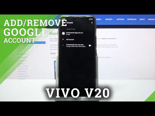 Video thumbnail for How to Add Google Account to VIVO V20 – Log into Google Account