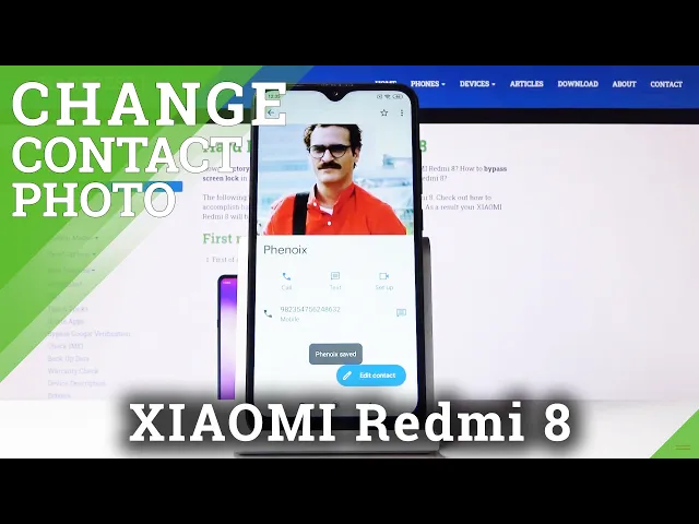Video thumbnail for How to Add Photo to Contact in XIAOMI Redmi 8 – Personalize Contact