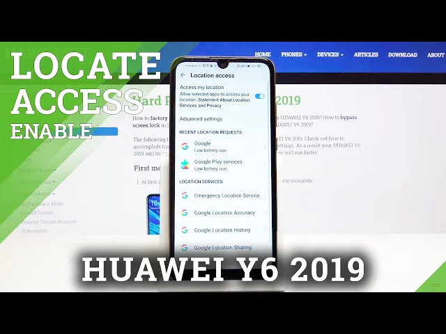 Video thumbnail for How to Turn Off Location in Huawei Y6 2019 - Switch Off Geotags