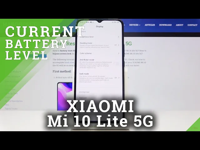 Video thumbnail for How to Turn On Battery Percentage on XIAOMI Mi 10 Lite 5G – Battery Settings