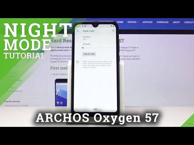 Video thumbnail for How to Activate Eye Comfort Mode in ARCHOS Oxygen 57 - Enable Night Mode