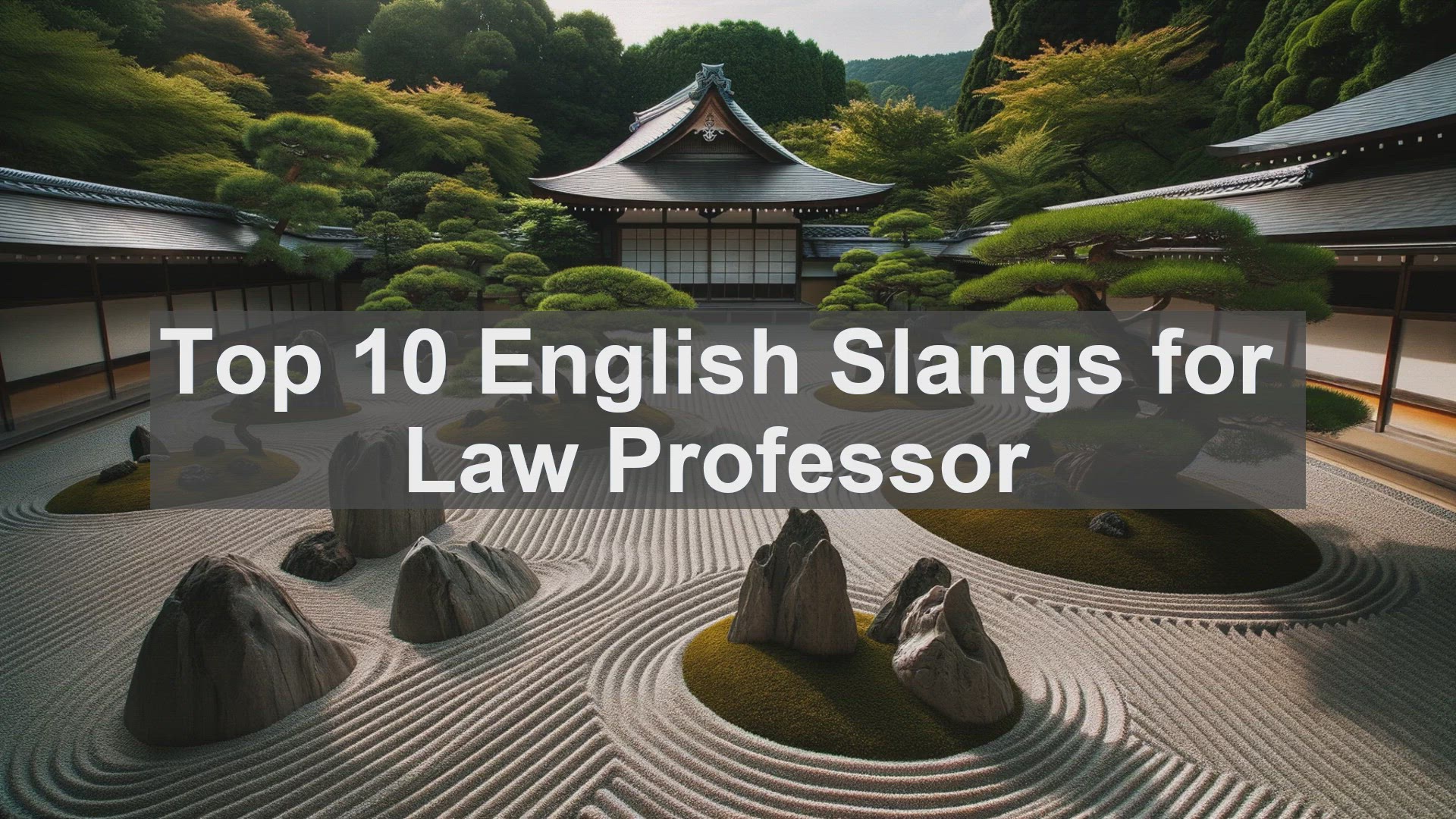 'Video thumbnail for Top 10 English Slangs for Law Professor'