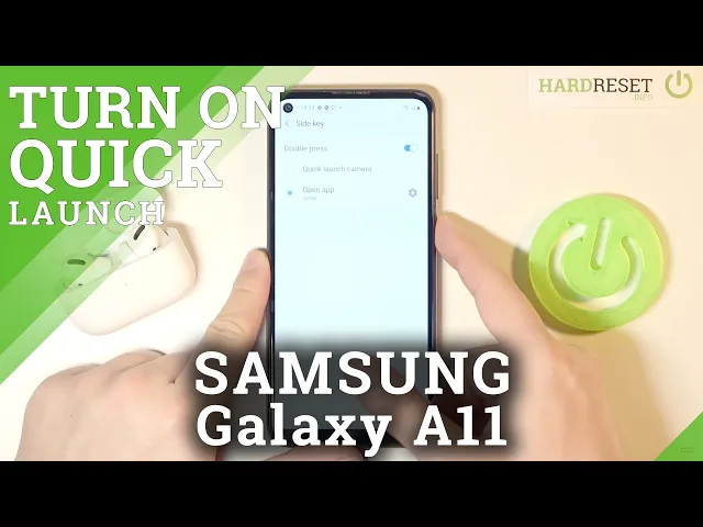 Video thumbnail for How to Customize Quick Launch in Samsung Galaxy A11? Side Key Feature