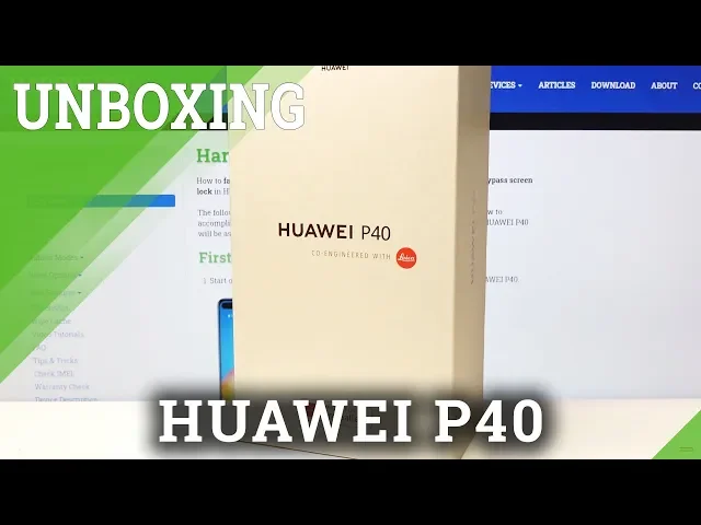 Video thumbnail for Unboxing of HUAWEI P40 – What’s in the box? / Quick Review