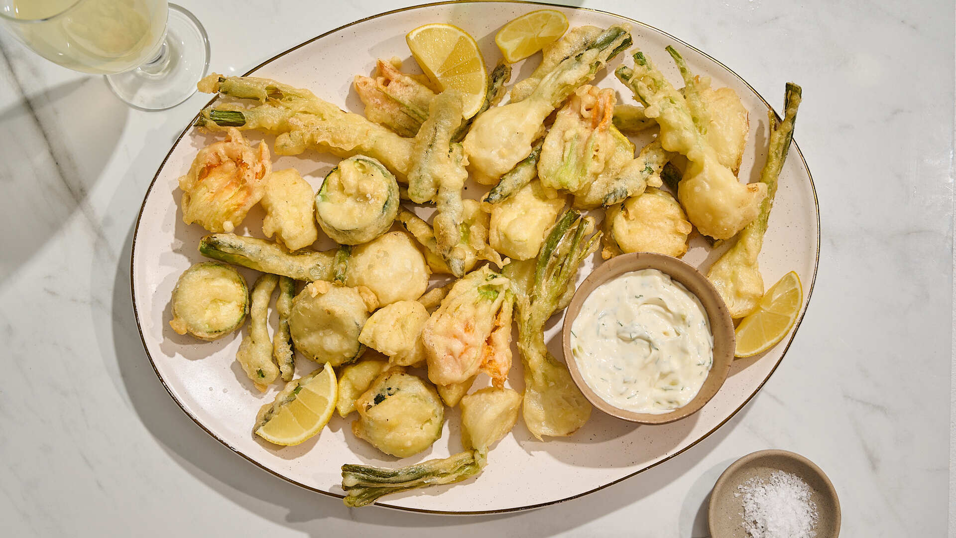 Video thumbnail for Beer-Battered Vegetable Fritto Misto Recipe