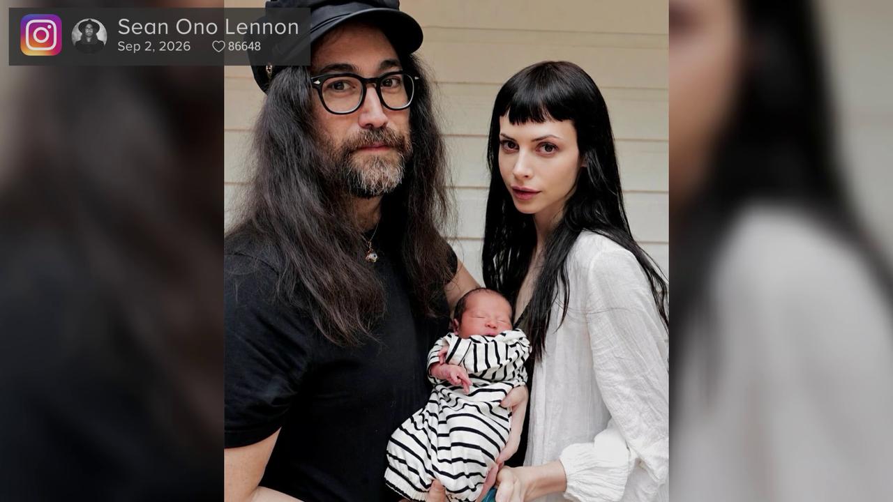 Video thumbnail for UNCAPTIONED: Sean Ono Lennon announces birth of first child.