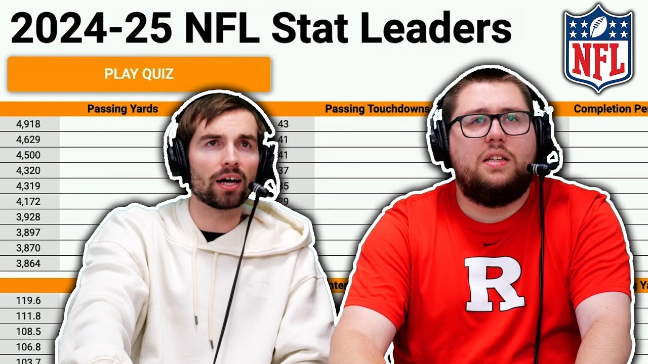 Video thumbnail for Can we name EVERY 2024-25 NFL stat leader?