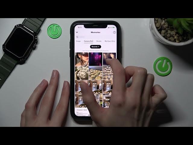 Video thumbnail for Use Photo to Create Snapchat Story - Access to the Phone Gallery