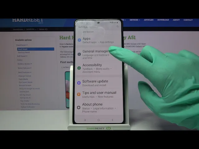Video thumbnail for Turn On & Disable Auto-Charging Mode – Battery Settings on SAMSUNG Galaxy A51