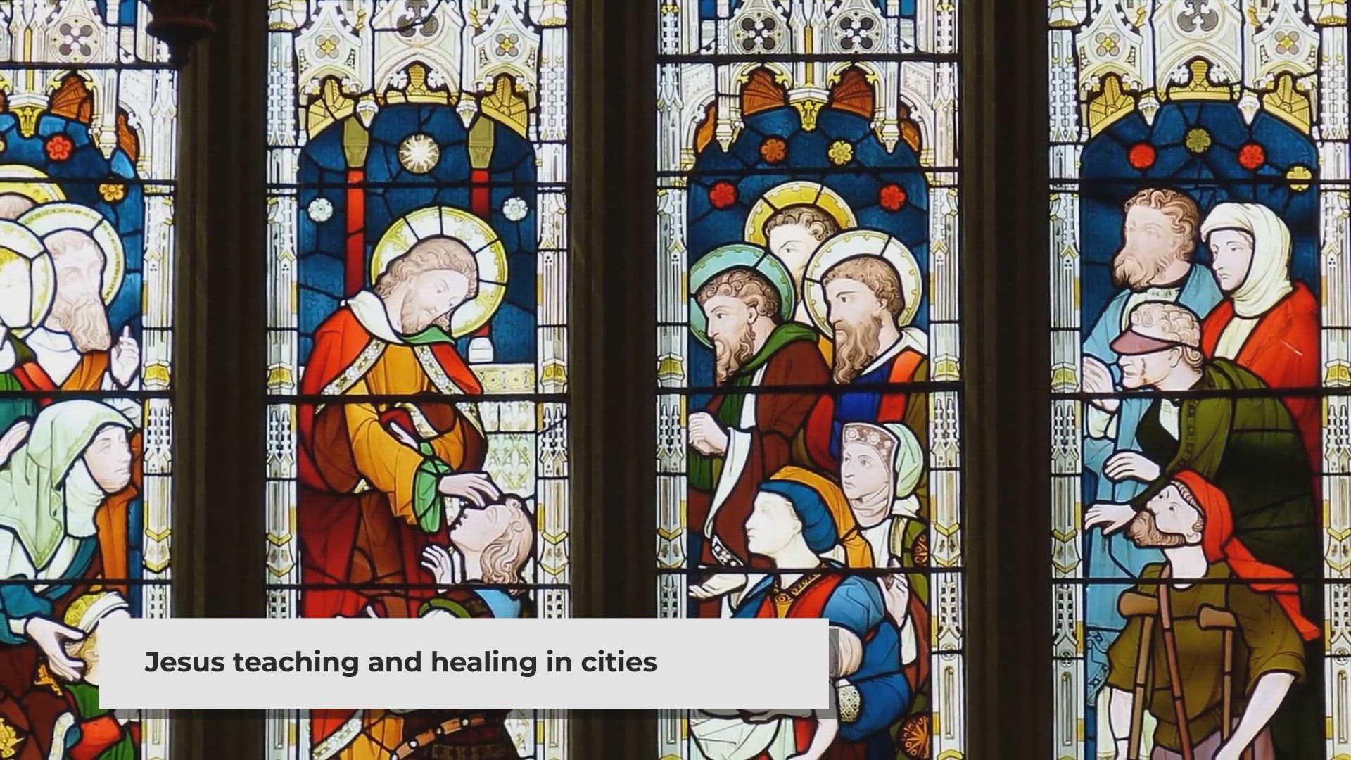 'Video thumbnail for The Gospel of Matthew - The Harvest Is Great, the Laborers Few | Matthew Chapter 9: 35 - 38'