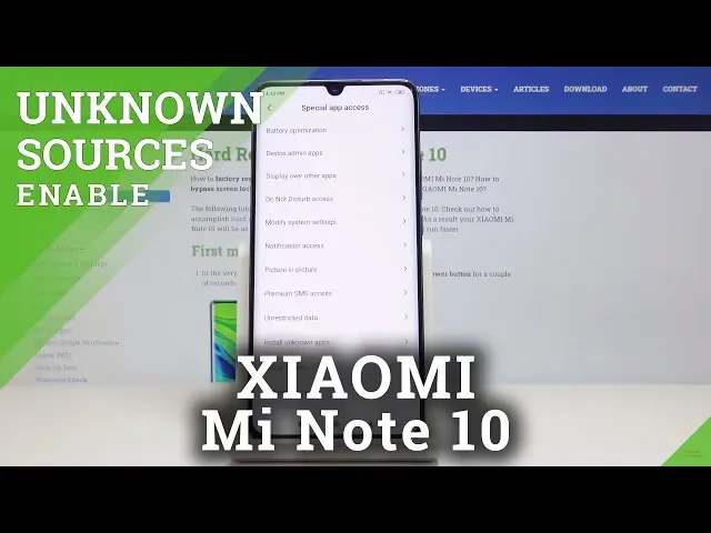 Video thumbnail for How to Allow Unknown Sources in XIAOMI Mi Note 10 – Download External Content
