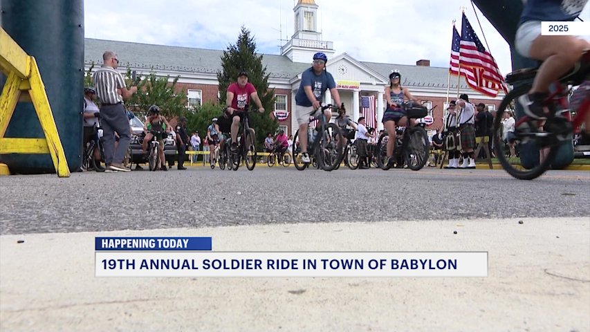 Video thumbnail for 19th annual Soldier Ride returns to Babylon