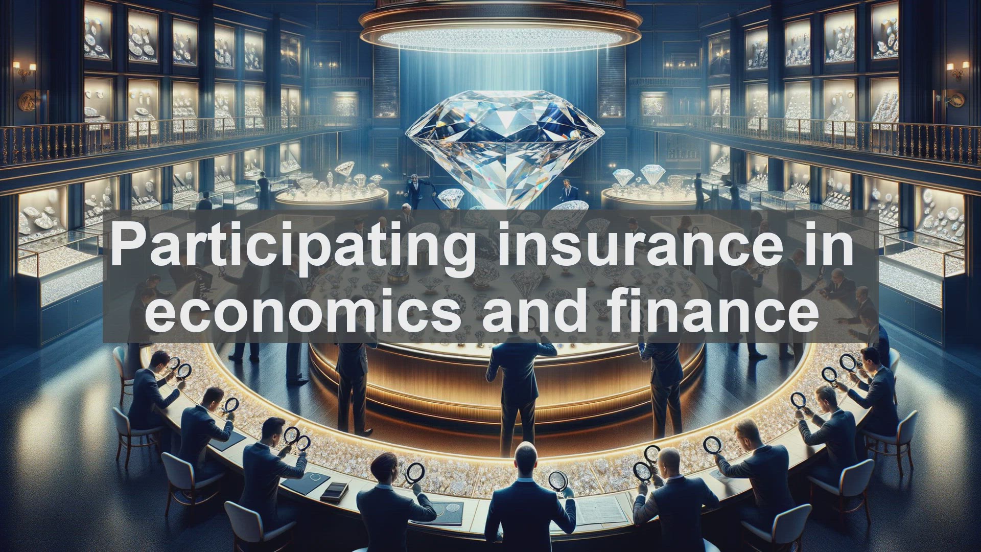 'Video thumbnail for Participating insurance in economics and finance'