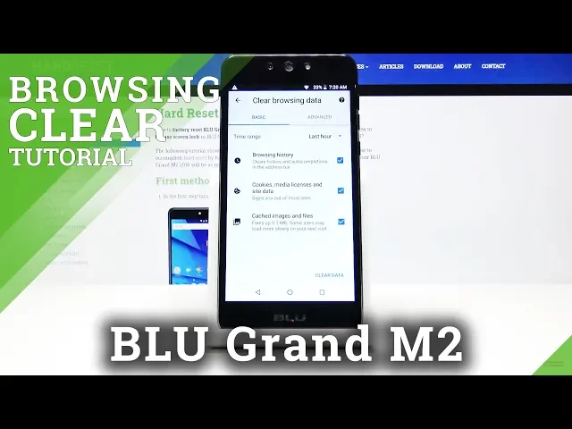 Video thumbnail for How to Clear Browser in BLU Grand M2 – Erase Browsing History