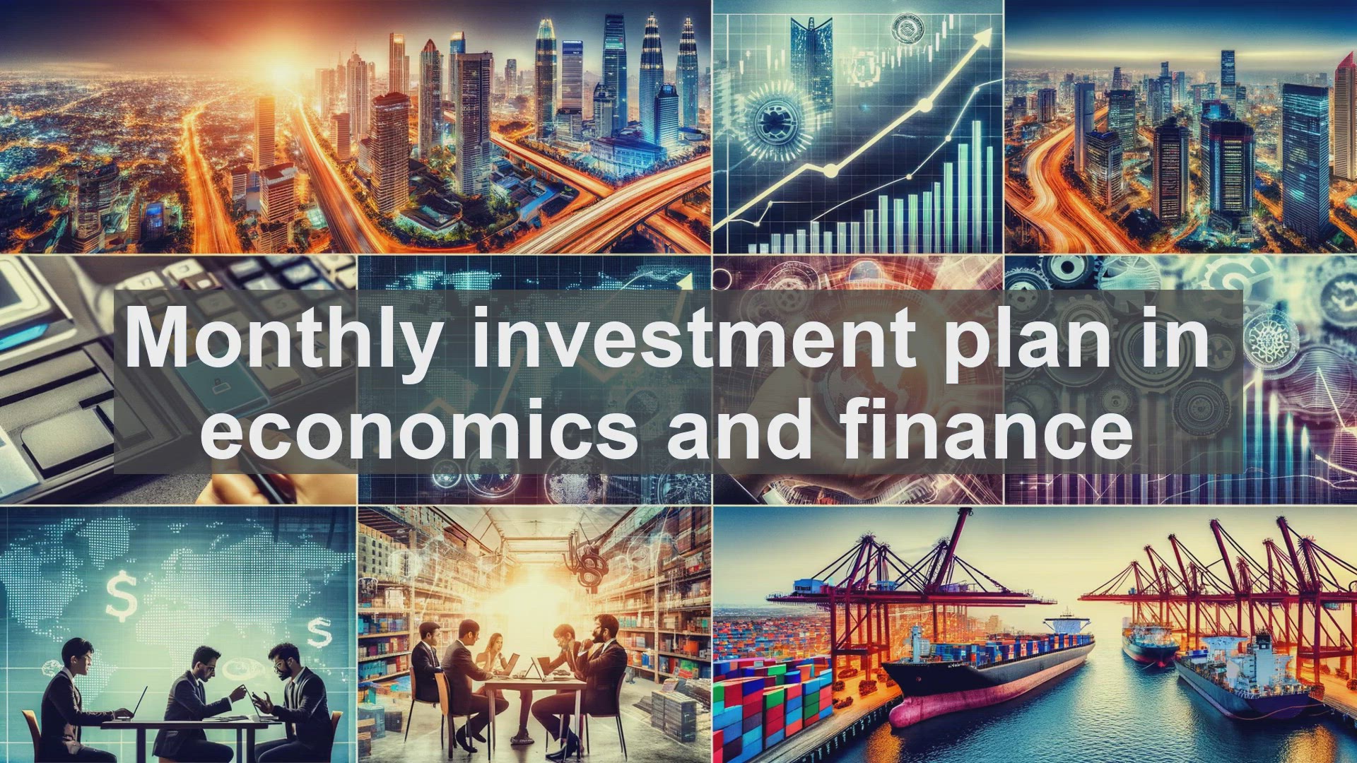 'Video thumbnail for Monthly investment plan in economics and finance'