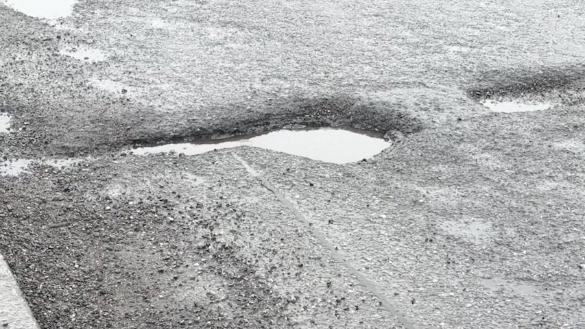 Video thumbnail for New York City repairs 200K potholes in 2026