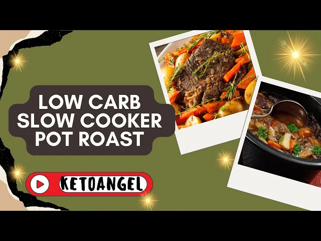'Video thumbnail for Low Carb Slow Cooker Pot Roast: A Delicious Recipe'