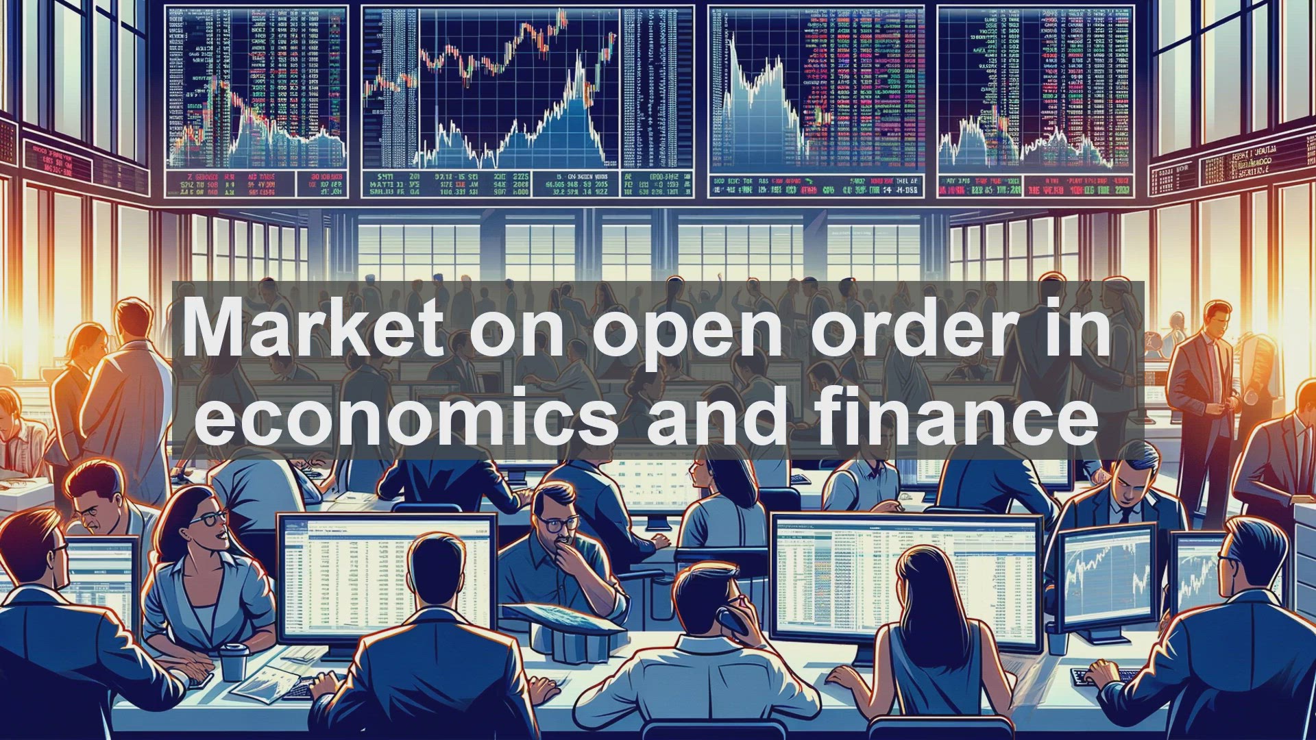 'Video thumbnail for Market on open order in economics and finance'