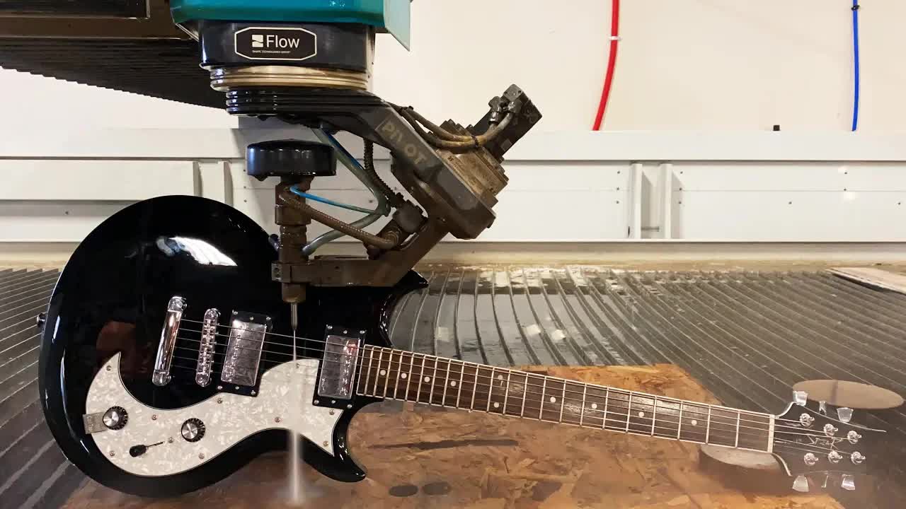 Video thumbnail for Marshall Guitar Zar Water Jet Experiment