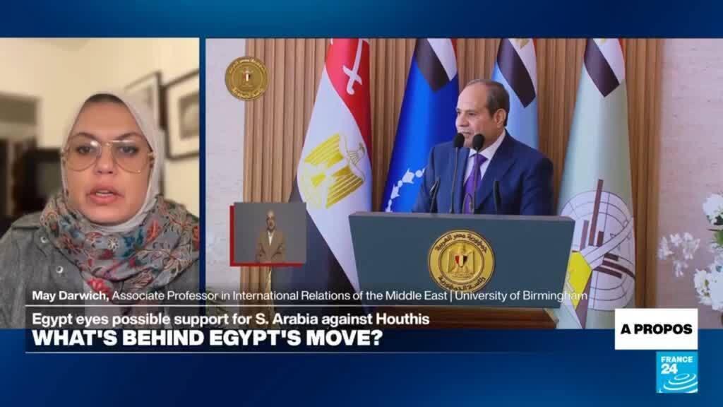 Video thumbnail for Egypt involvement in Yemen 'may actually weaken Cairo's regional role', expert says