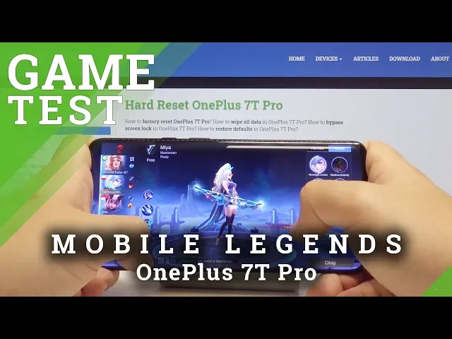 Video thumbnail for Test Mobile Legends on OnePlus 7T Pro - FPS Checkup / Settings