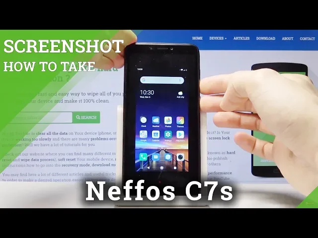 Video thumbnail for How to Grab Screen in Neffos C7s - Screenshot / Save Screen