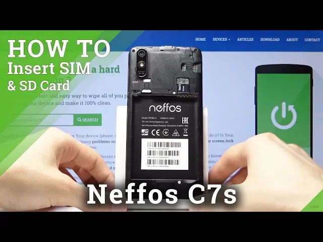 Video thumbnail for How to Set Up Nano SIM Card in Neffos C7s - Install Micro SD Card