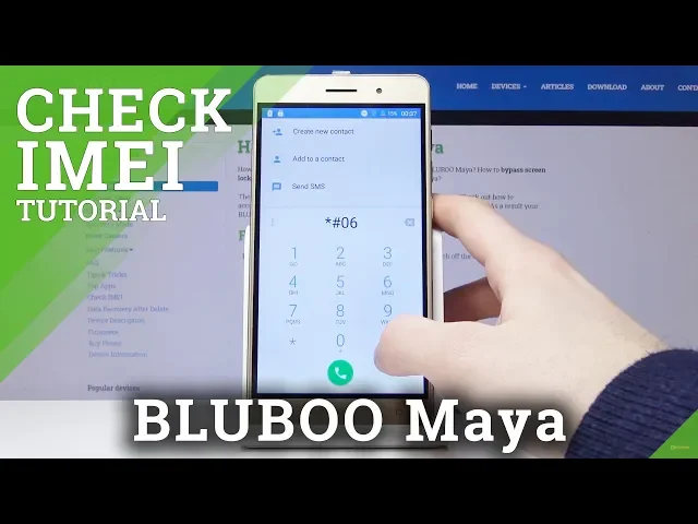 Video thumbnail for How to Locate IMEI & SN in BLUBOO Maya – IMEI Information