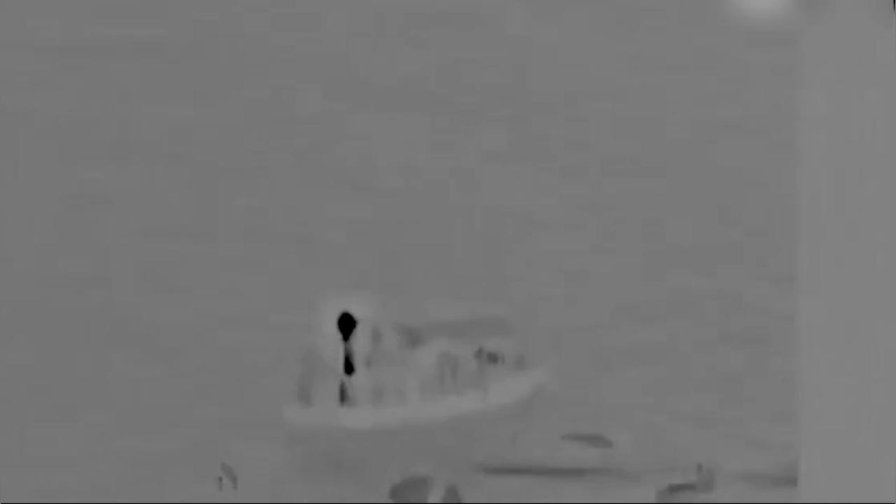 Video thumbnail for US: US military sinks vessel allegedly supporting narco-terrorist operations in Pacific.